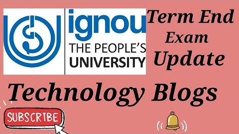 Ignou exam update || Ignou Dec 2021 term end exam...