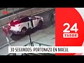 En 30 segundos: los golpearon y encañonaron para robarles su auto | 24 Horas TVN Chile