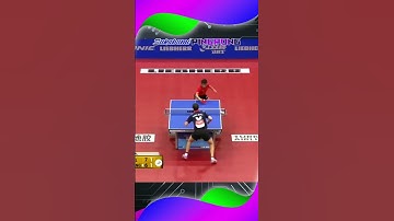 Pendulum Serve ZHANG JIKE #pingpong #탁구 #乒乓球 #tabletennis #卓球 #sports #shorts