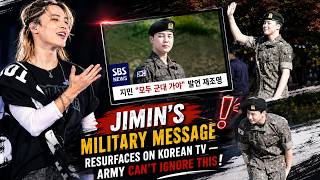 Download lagu Jiminβs Military Message Resurfaces on Korean TV β ARMY Canβt Ignore This!