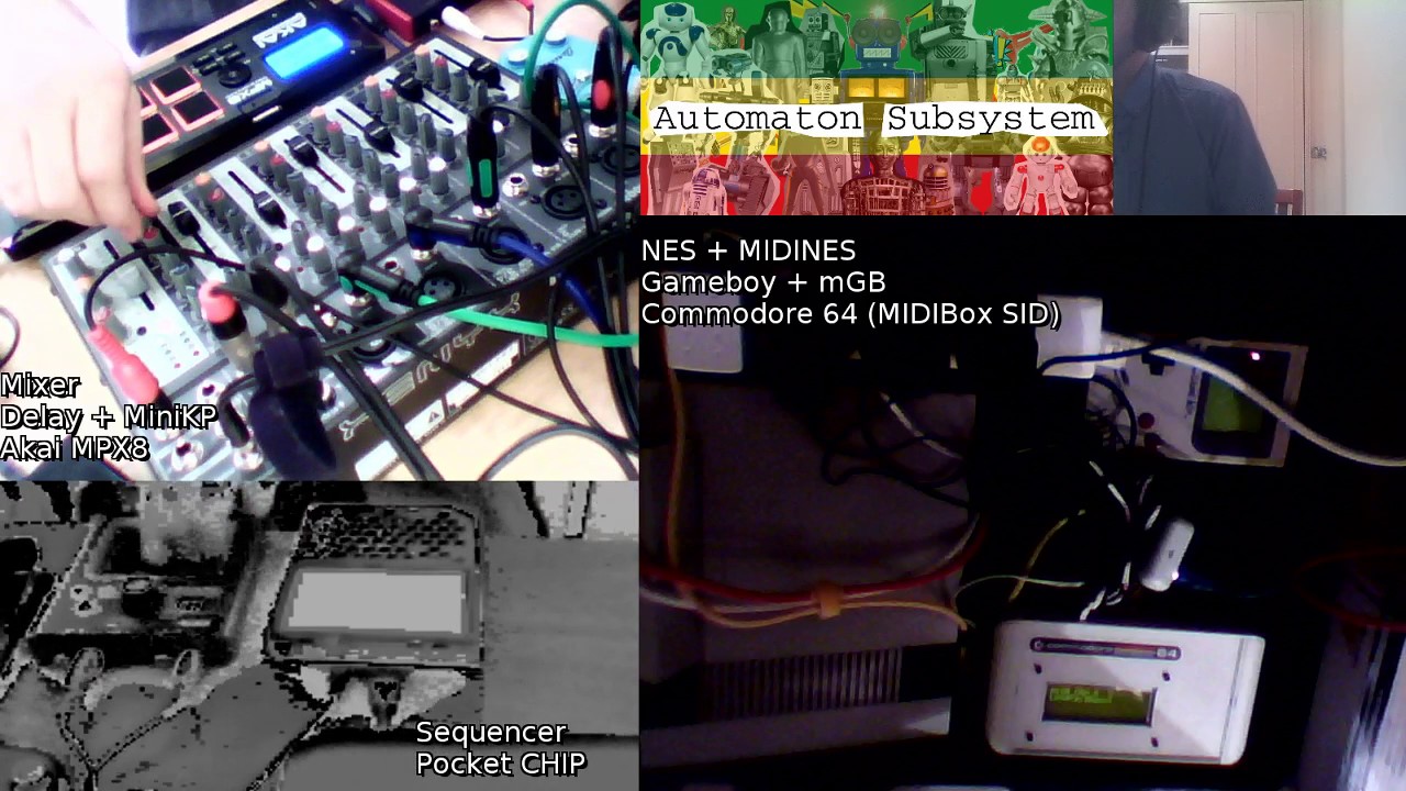 Automaton Subsystem - Guilty Heart ( Live Chiptune Dub Reggae )