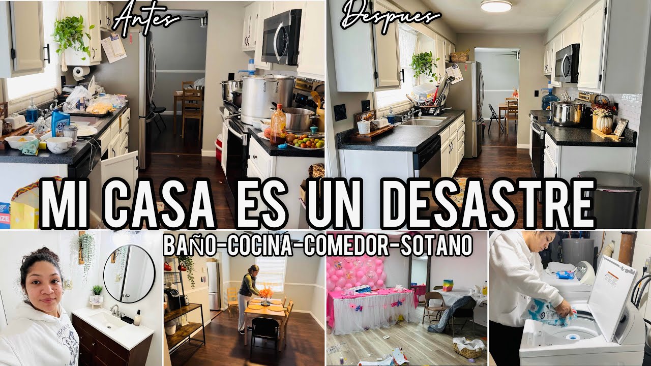 ✨LIMPIEZA EXTREMA ✅ | LIMPIEZA DE TODA LA CASA 🧼 💪 | MOTÍVATE CONMIGO A LIMPIAR EL DESASTRE