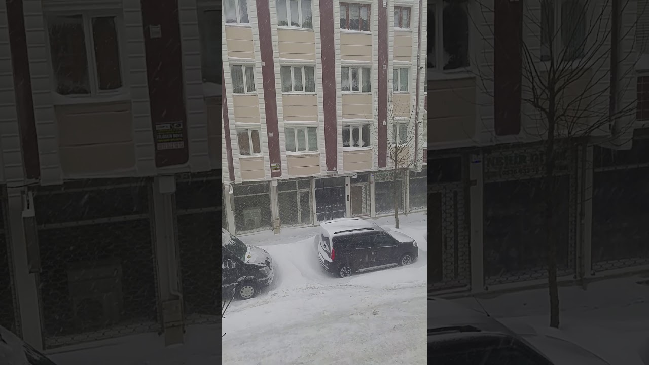 07.01.2017 Oturma odamızdan sokağımızın son hali.. YouTube