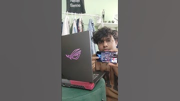 Phone as secondary display for rog gaming laptop using glidex #rog #rogstrix #windows #asus #glidex