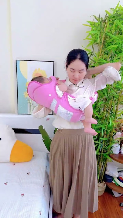 Ergonomic Baby Carrier for Comfortable and Safe Babywearing#shorts  #baby #cute