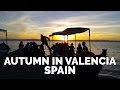 SPAIN TOURISM: beach, paella and sunset in Valencia