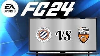 Montpellier HSC vs FC Lorient (Ligue 1 23/24) | 7.4. | FC 24 Gameplay #fc24 #easports