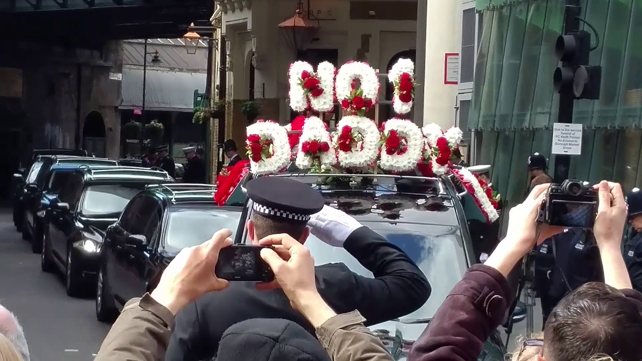 Funeral for officer killed in London attacks (PC Keith Palmer) - YouTube