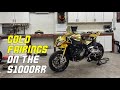 BMW S1000rr Wrecked Bike Rebuild ( PT. 10 Installing GOLD Fairings )