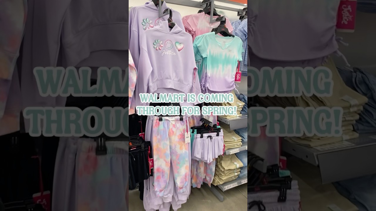 Walmart is bringing all the Justice spring vibes for little girls! 