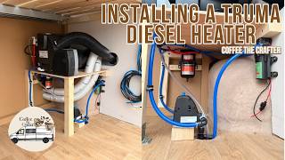 INSTALLING A TRUMA DIESEL HEATER | converting a 2019 VW LWB Crafter | diy van conversion