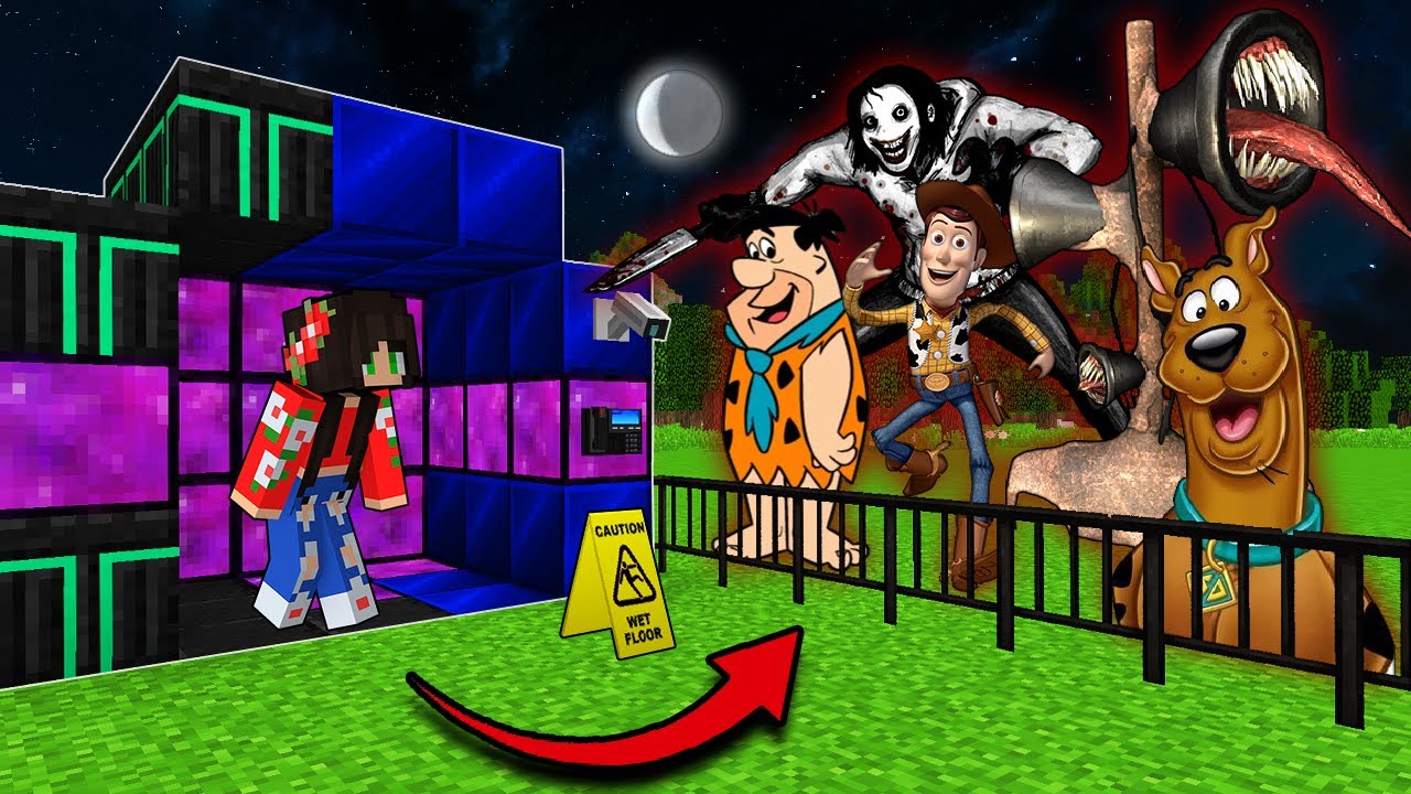 BASE SECRETA 100 SEGURA CONTRA 500 MONSTROS NO MINECRAFT YouTube