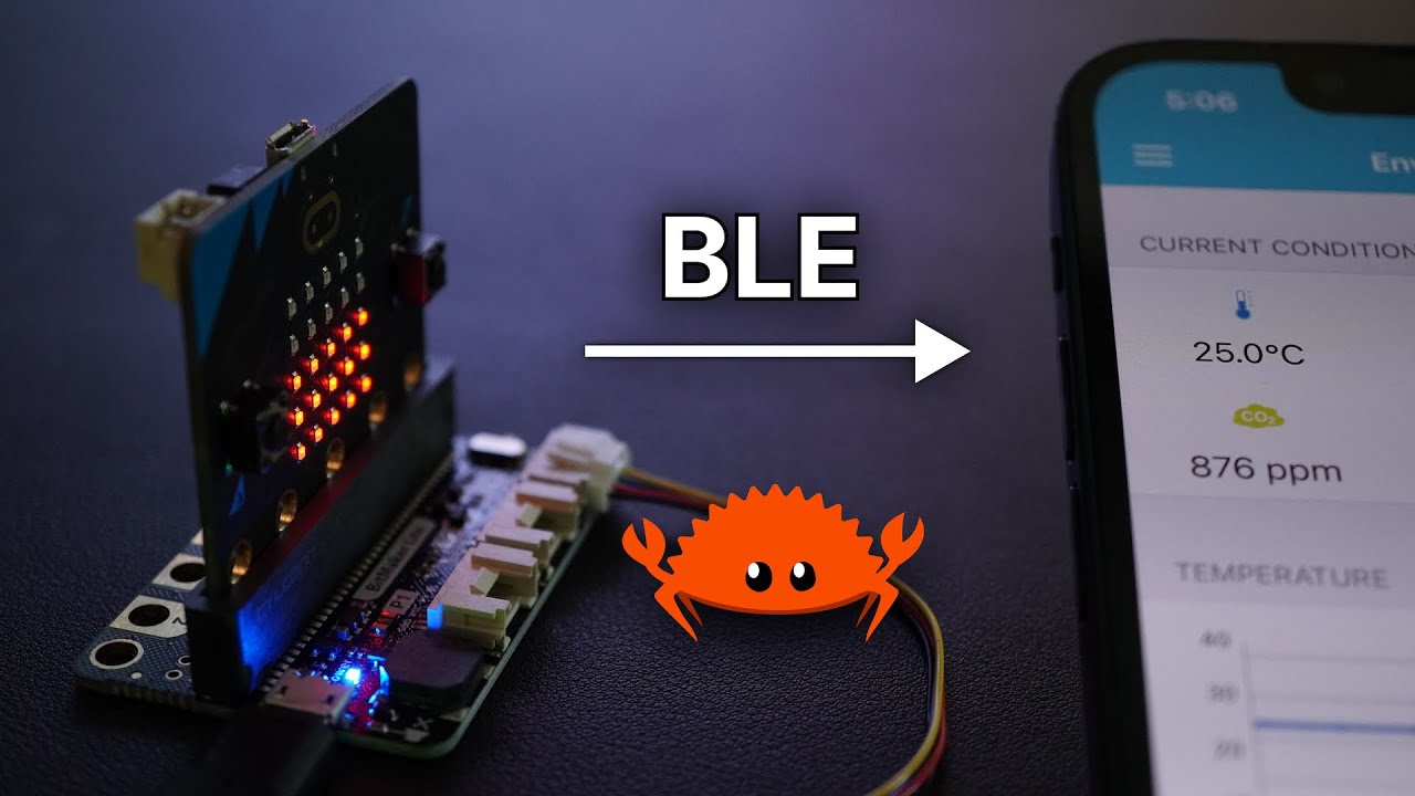 Building a Bluetooth LE device with embedded Rust - moxi Ep3 - YouTube