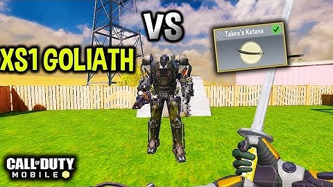 Katana(shadow blade) Vs XS1 Goliath