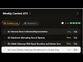 Weekly Contest 473 all solution here https://t.me/codingSoln_ss
