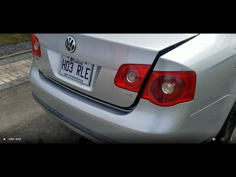 How to change Brake light bulb on Volkswagen Jetta, golf, passat, 2006, 2007, 2008, 2009, 2010.