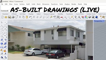 Architectural As-Builts • Apartment Building (Live in Rhino 3D)