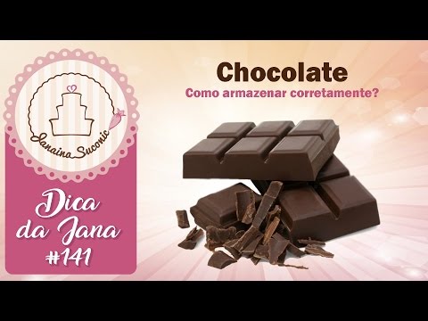Vídeo: Como Armazenar Chocolates