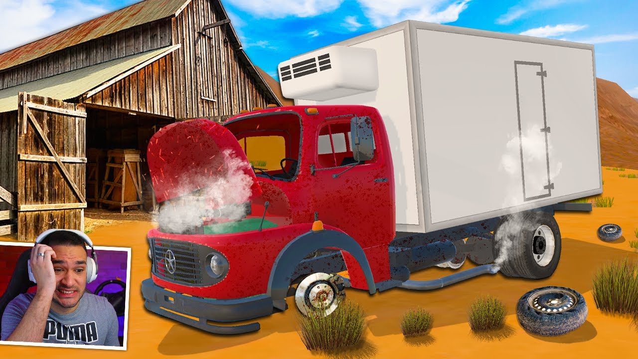 jogo de caminhão das antigas #jogos #caminhao #antigo #heavytrucksimul