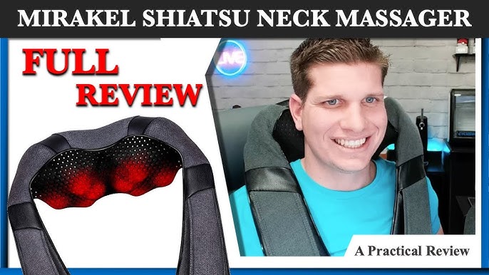 Resteck Electric Shiatsu Massager for Neck and Back with Heat Unboxing 