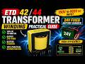 Transformer Design for Battery Charger | ETD 42/44 Transformer Winding