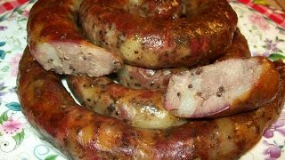 Домашняя колбаса(Домашняя колбаса из свинины считается самой вкусной из вкуснейших колбас.За праздничным столом всегда..., 2015-01-04T17:39:51.000Z)