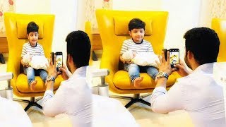Jr Ntr Posted His Second Son Photo Jr Ntr With His Sons Lakshmi Pranathi Get Ready