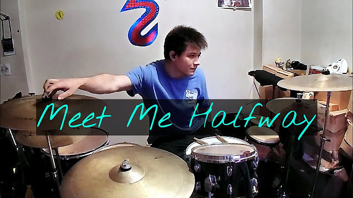 Meet Me Halfway Drums version - Drums performance video thumbnail
