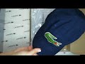 Lacoste Big logo. Обзор кепки Lacoste.