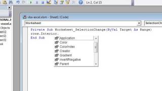 Famous VBA Interior color Basic Example Profile