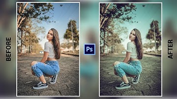 Dramatic Color Grading Effect - Photoshop CC Tutorial [Free Preset]