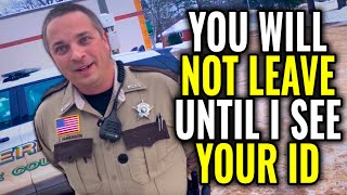 Dumb Tyrant Cop Goes HANDS ON, Gets Owned & Dismissed By Supervisor! Violating Rights & Demanding ID
