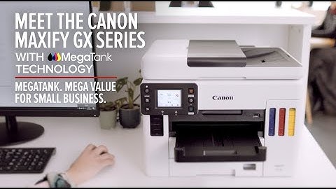 Maxify GX Series Printers | MegaTank. Mega Value For Small Business | Canon Australia