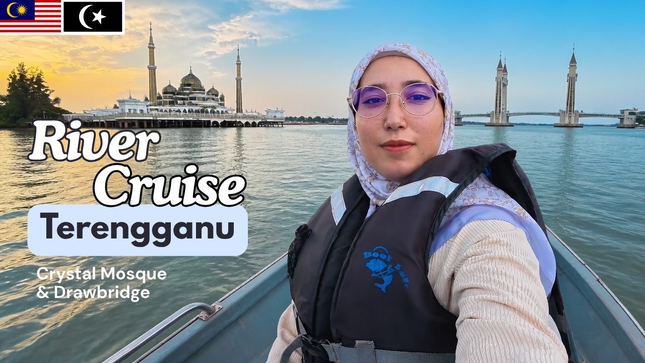 Exploring Kuala Terengganu by Boat | Crystal Mosque & Drawbridge