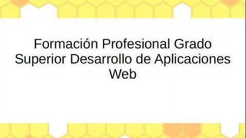 Desarrollo de Aplicaciones Web(DAW)