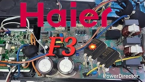 Haier Dc inverter ac F3 error code outdoor pcb Dc inverter ac pcb training center Babar Electronics