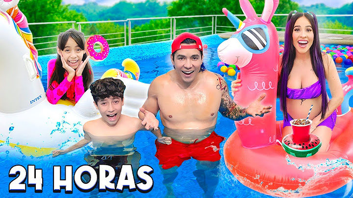 PASAMOS 24 HORAS EN LA ALBERCA TODO EL TEAM KARMAS 😍🏊🏼‍♀️ | Karla Bustillos