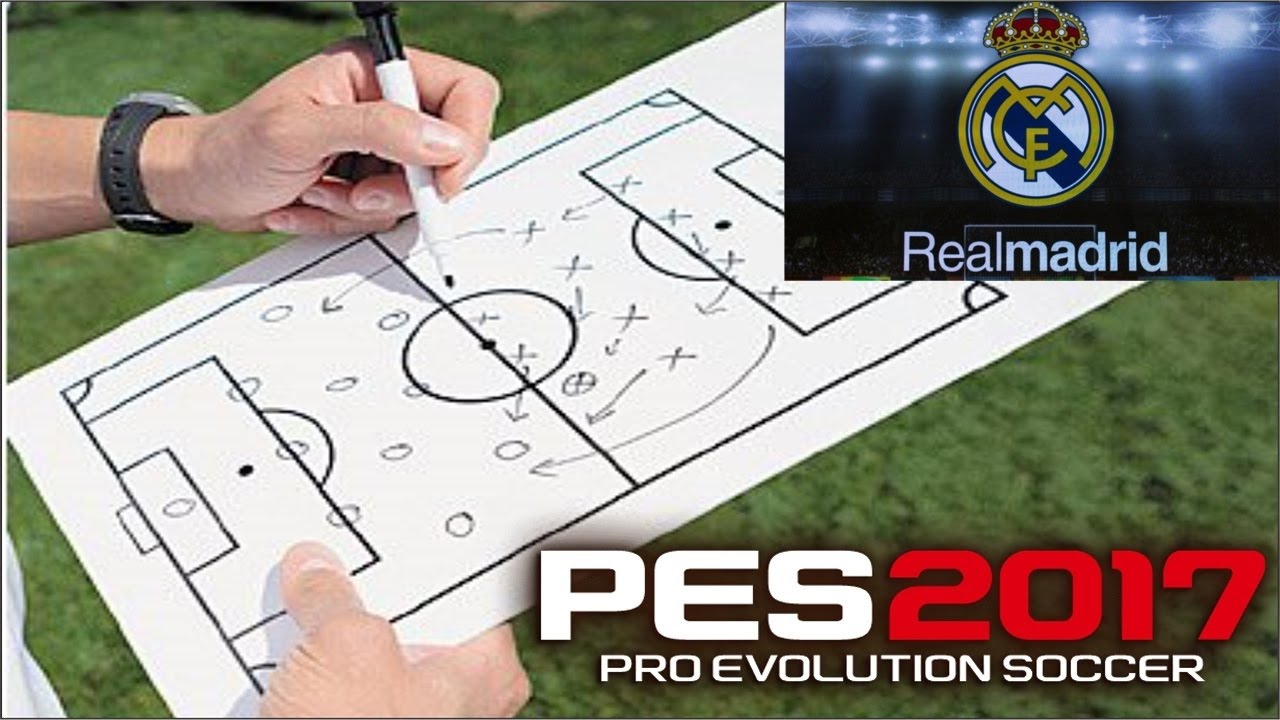 PES17 MELHOR FORMAÇÃO TÁTICA FLUIDA REAL MADRID