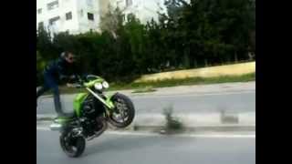 cabrage moto tunisien