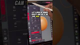 How to make a cube glow in the dark with nomad sculpt. #3d #nomadsculpt #art