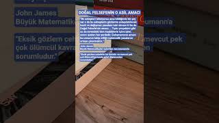 Doğal Felsefeni̇n O Asi̇l Amaci