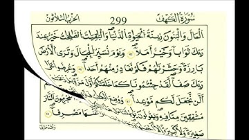 سورة الكهف ثمن [ واضرب لهم مثل الحياة الدنيا كماء أنزلناه من السماء فاختلط به نبات الارض ]