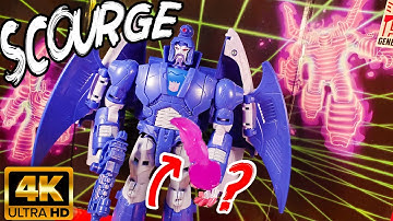 Studio Series 86 SCOURGE with Size Comparisons & Transformation 4K Review Transformers 1986 G1 Movie