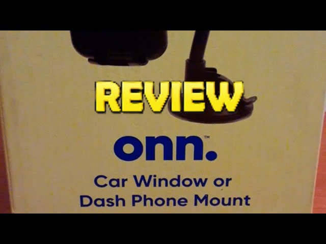 onn. Car Window or Dash Phone Mount Compatible with 2 in- 3.7 in