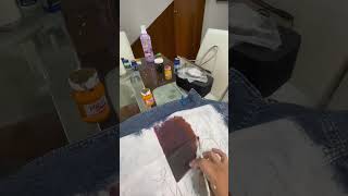 Chamarra personalizada #custom #art #chamarra #mezclilla