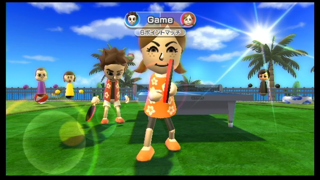 Wii Sports Resort Wiiスポーツリゾートのピンポン この星で一等賞になるんだ 卓球で 第16回 Play Tabletennis ルシーアと戦います Youtube