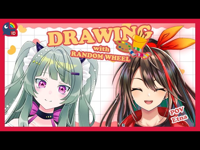 【Drawing w/random wheel】silaturahmi @KariSharl【NIJISANJI ID | Etna Crimson】のサムネイル