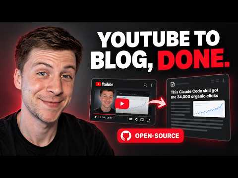 i built a youtube to blog converter and open-sourced it