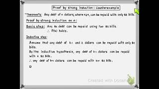Discrete Structures [Lecture 25 / Segment 5] - Strong induction - Part 5/5
