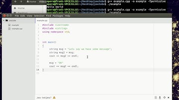 C++ Tutorial - String copy